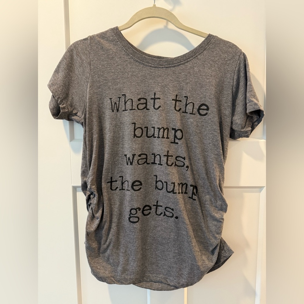 Crazy Dog Maternity Graphic Tee